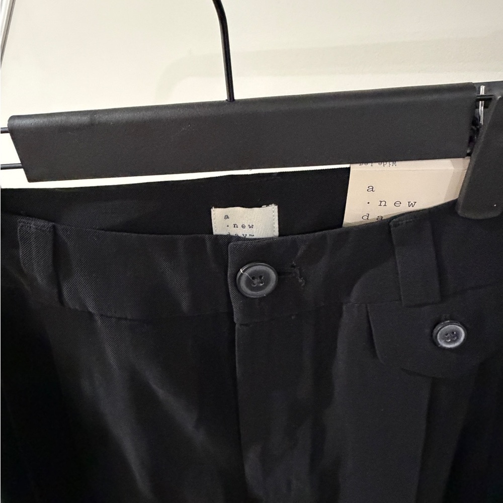 a new day Women's Black Wide Leg Pants - Picture 3 of 4